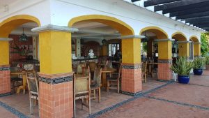 Restaurante en el hotel de Capurganá