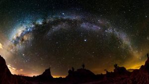 Vista cielo noscturno en la Tatacoa